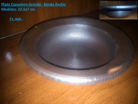 Plato Cazuelero Grande - Borde Ancho